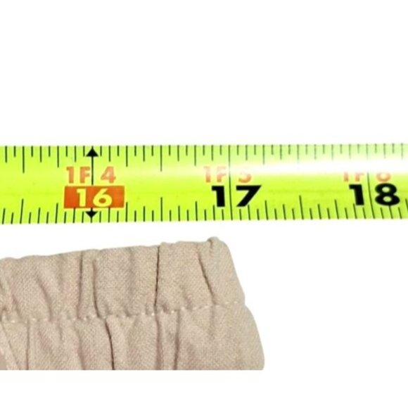 White Stag Womens Beige Casual Shorts Size M Cotton Drawstring Waist Pockets Rel - Picture 12 of 12